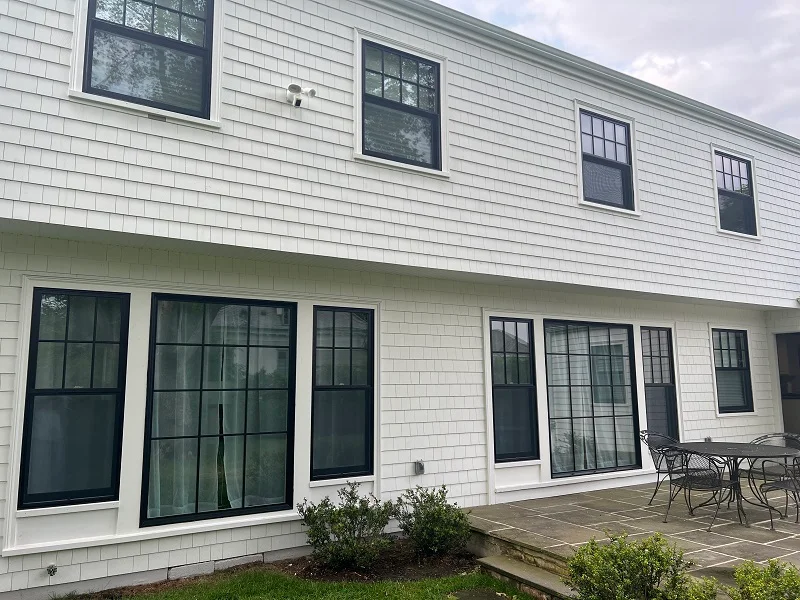 Black Andersen FIBREX windows in Scarsdale NY
